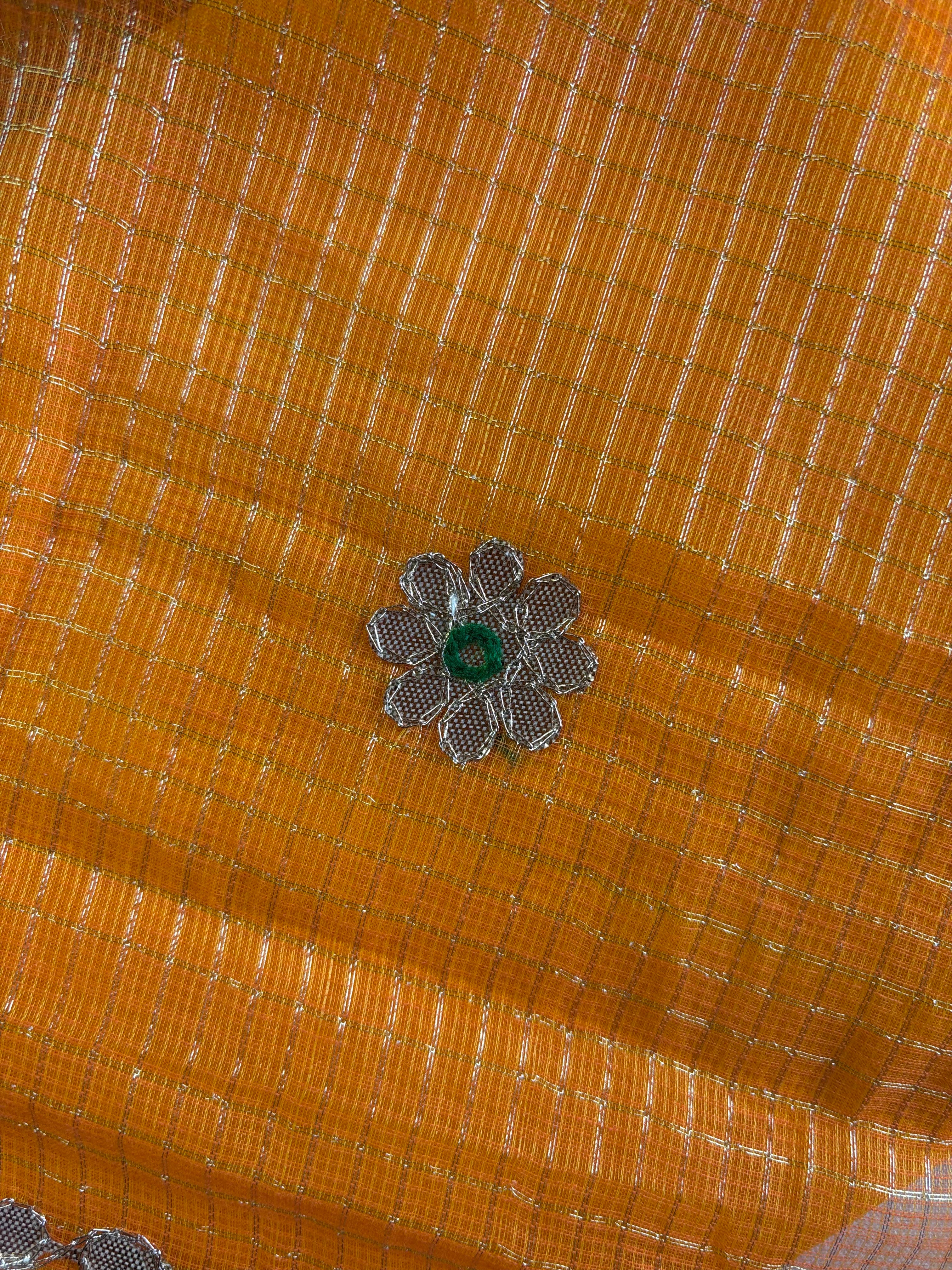Rupam- Wedding Wear Kota Gota Patti Salwar Suit In Gota Work Orange Color