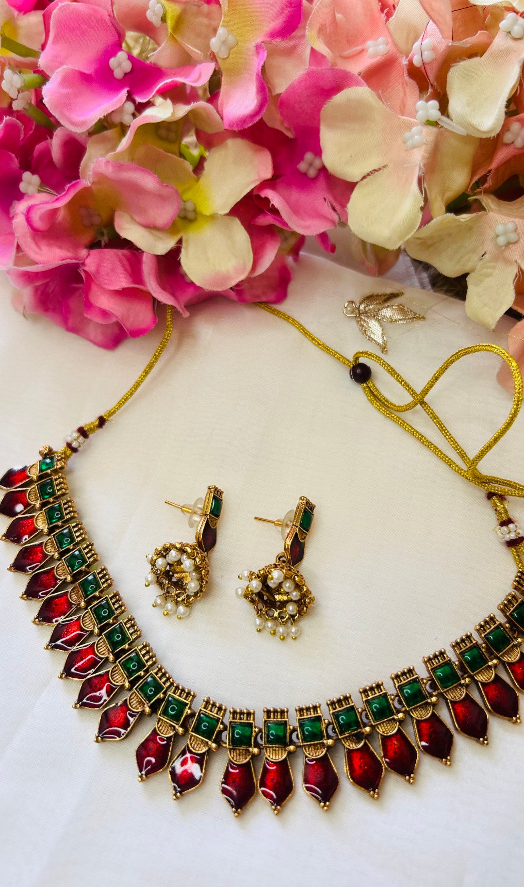 Traditional kerala style necklace set