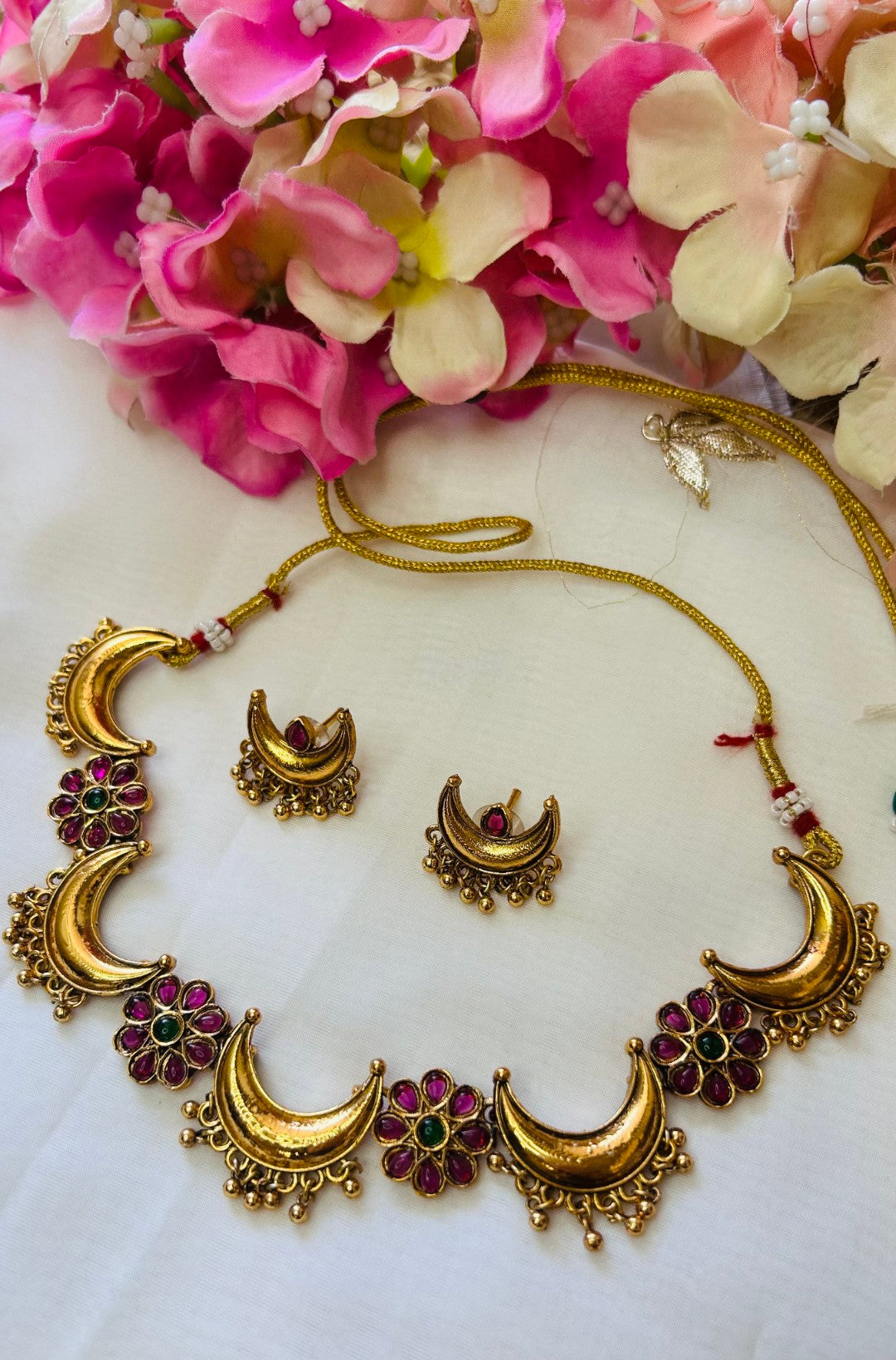 Traditional kerala style necklace set