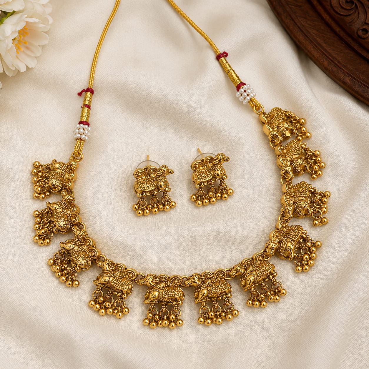 South Indian Traditional Styles Necklace Set