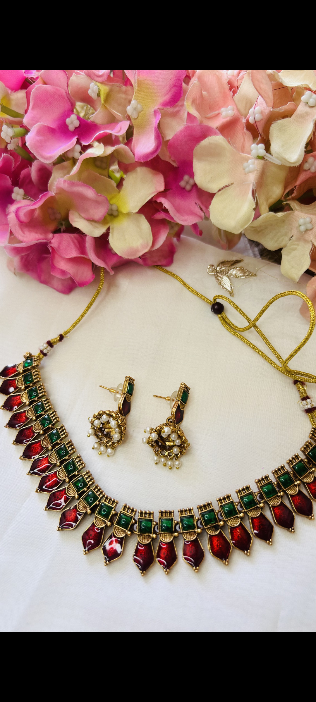 Traditional kerala style necklace set
