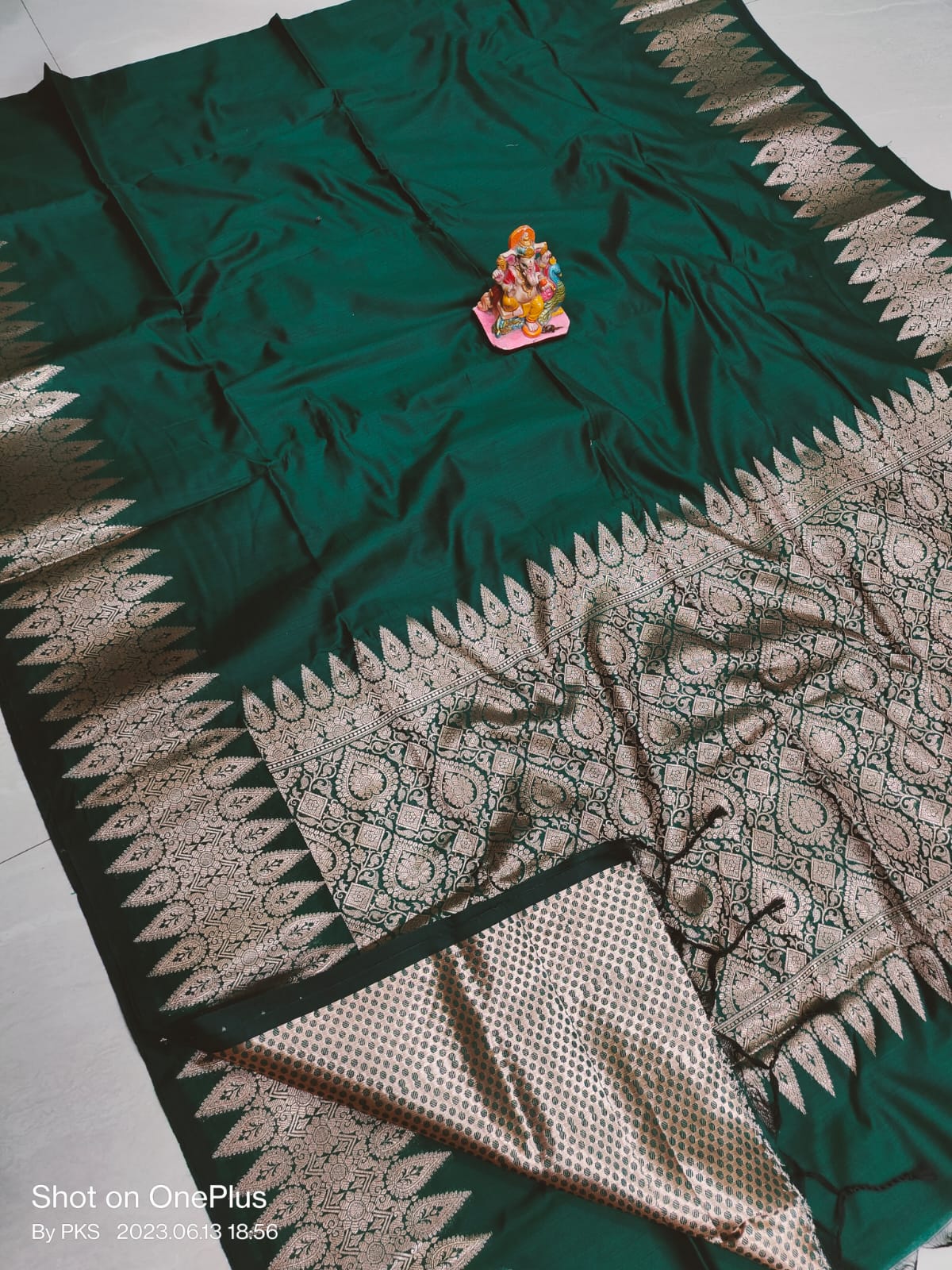 Banarasi soft silk semi kathan saree 
