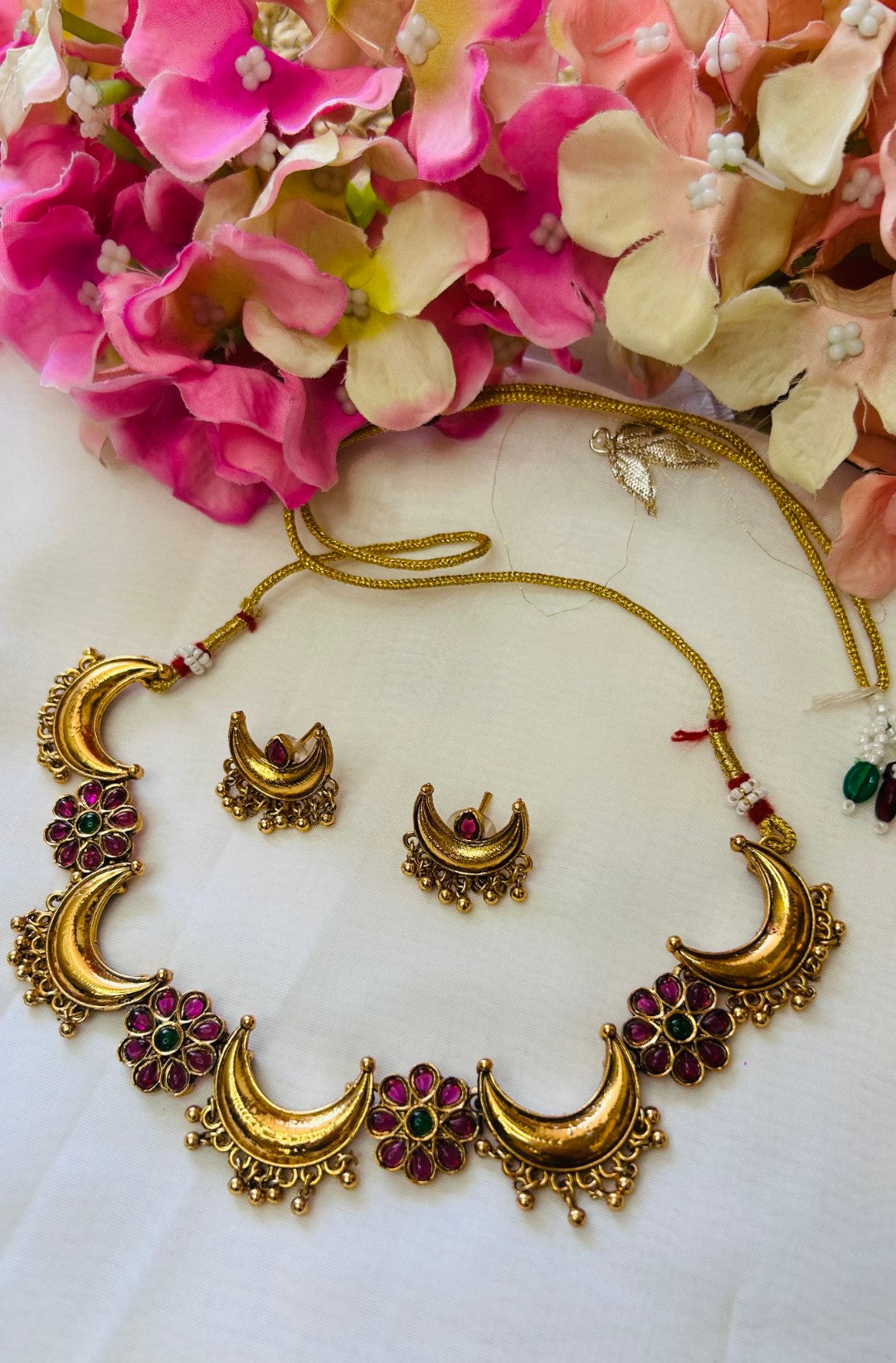Traditional kerala style necklace set