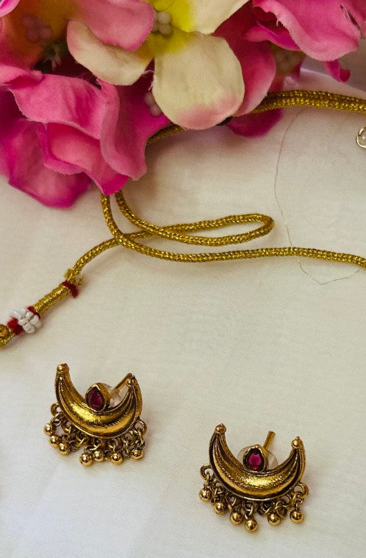 Traditional kerala style necklace set
