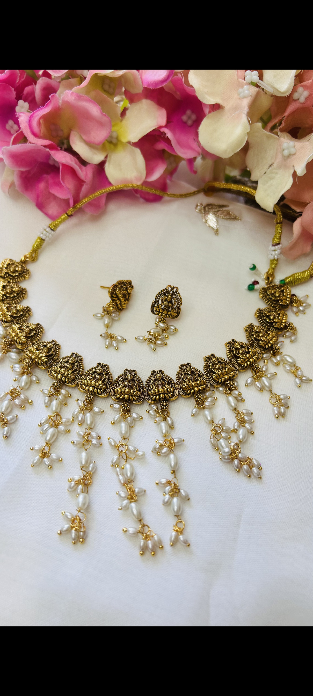 Traditional kerala style necklace set