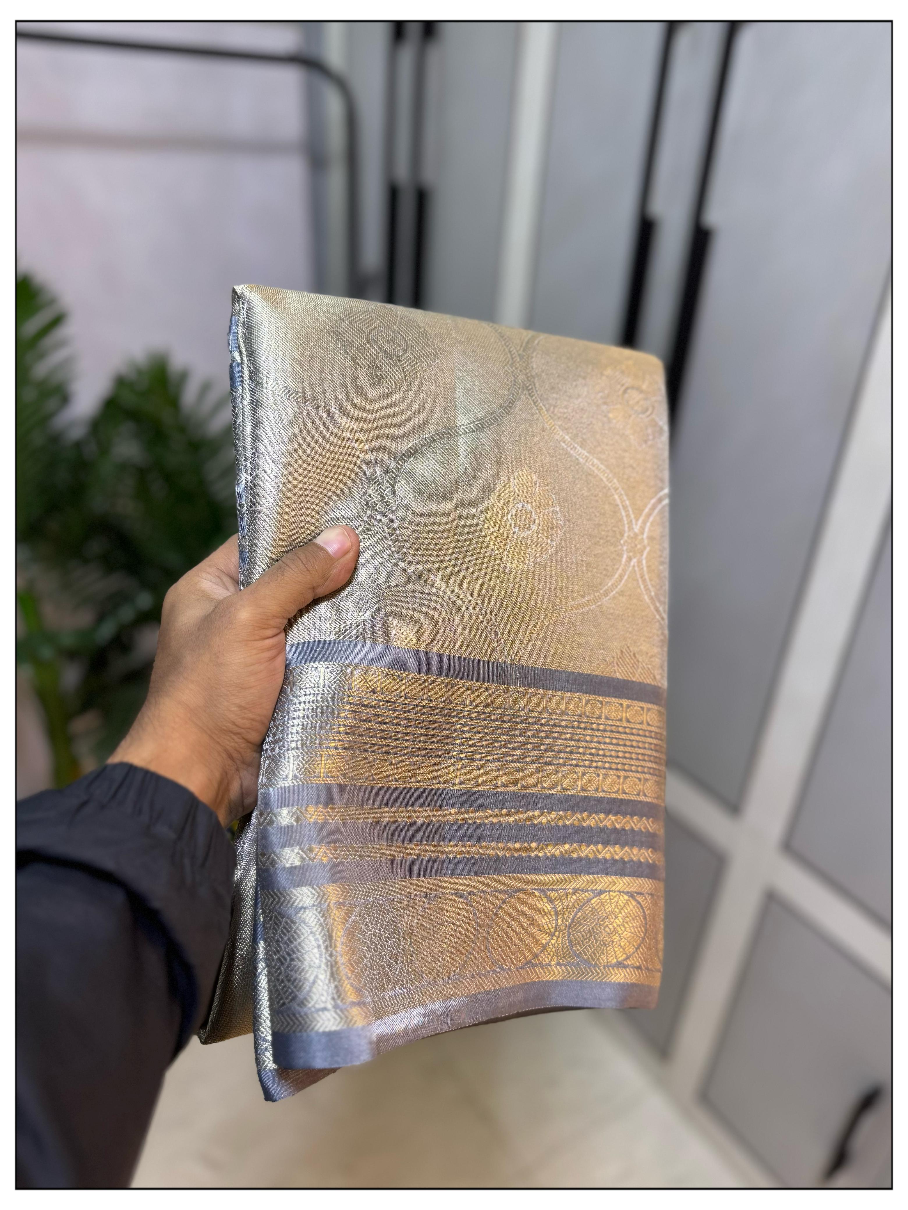 Samantha Inspired Banarasi Tissue Saree
