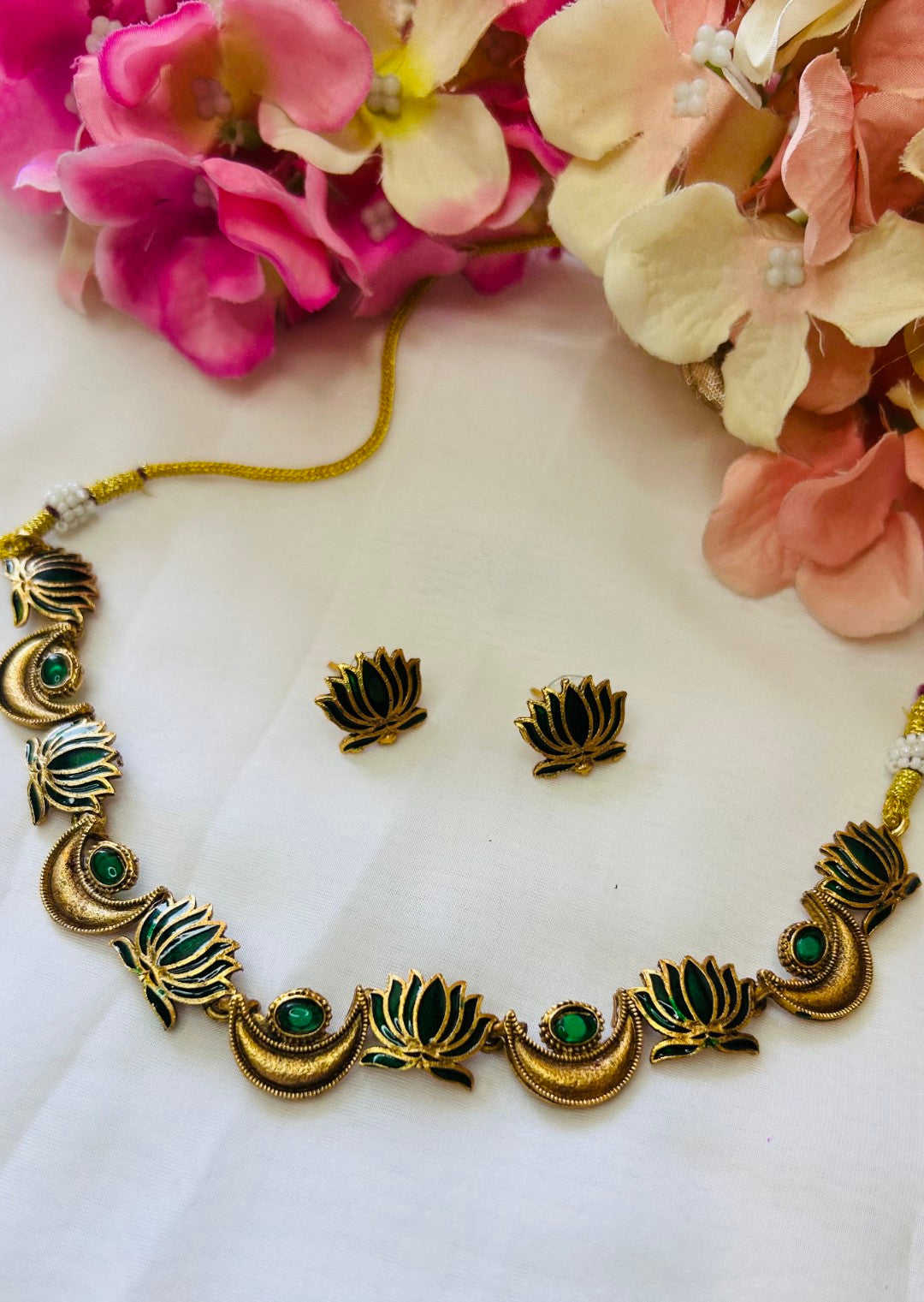 Traditional kerala style necklace set