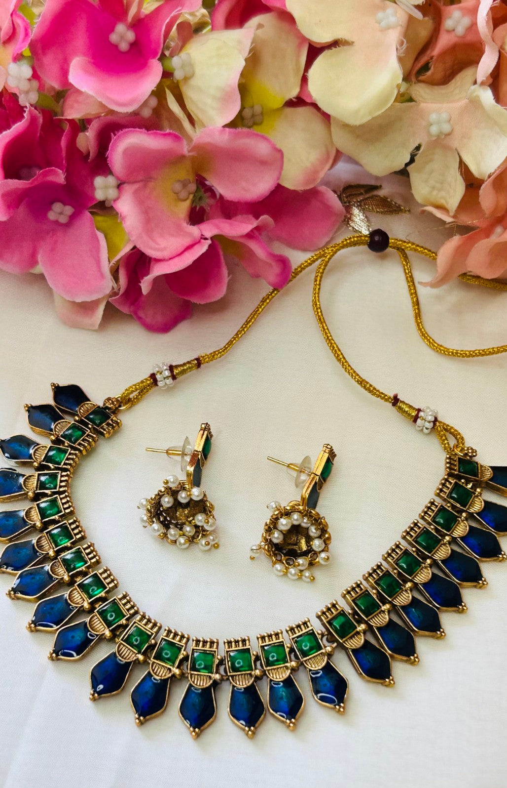 Traditional kerala style necklace set