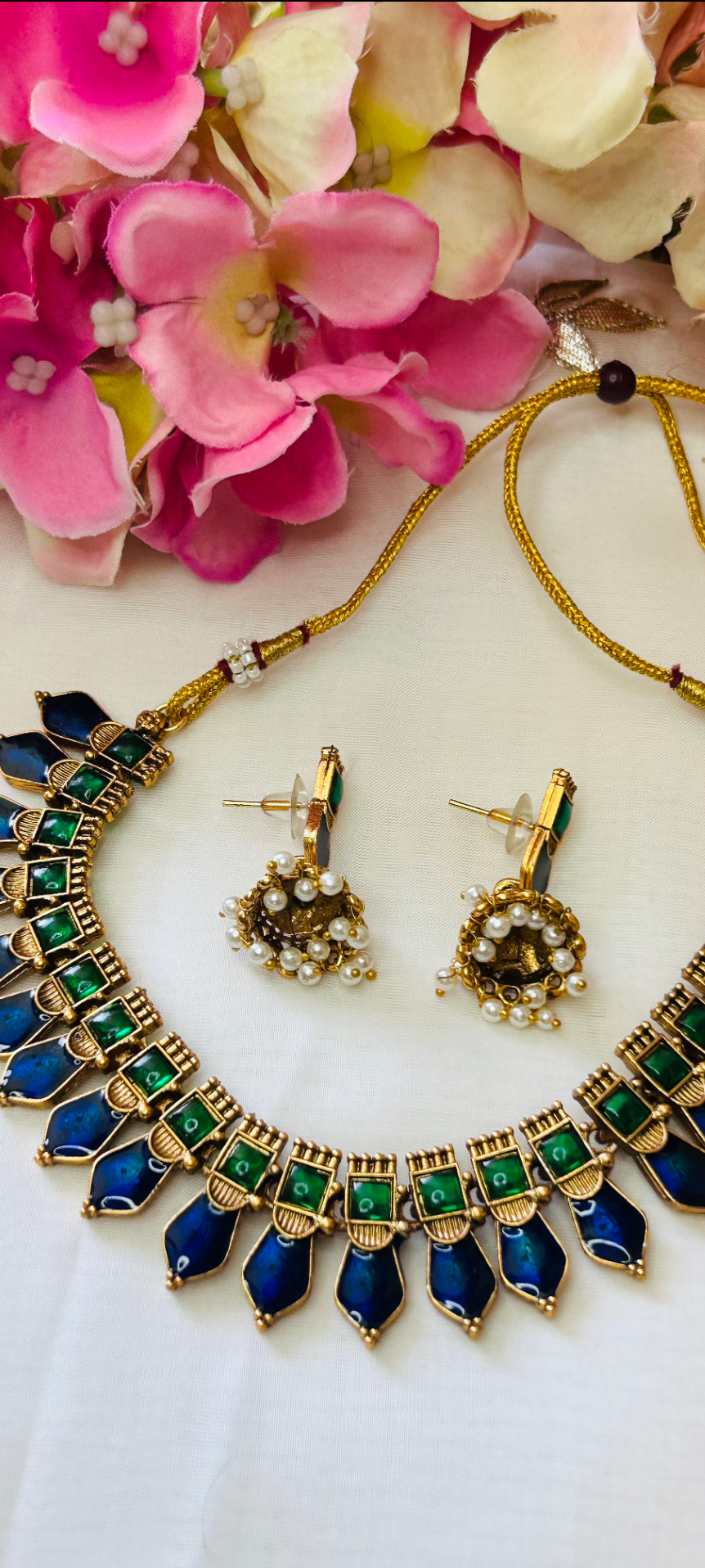 Traditional kerala style necklace set