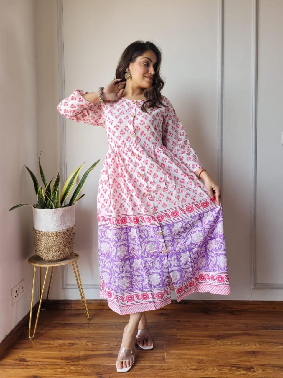 printed cotton frocks