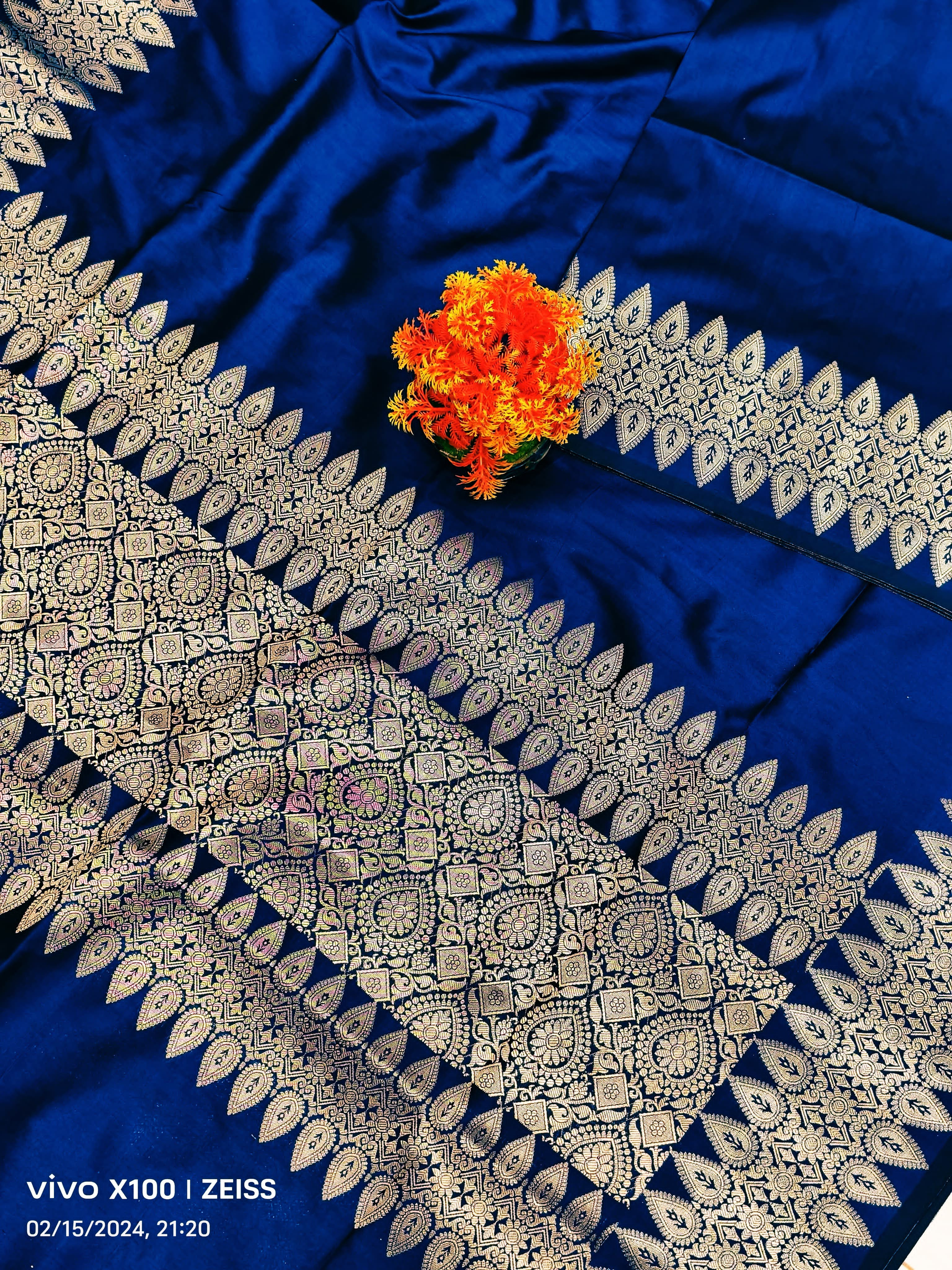 Banarasi soft silk semi kathan saree 