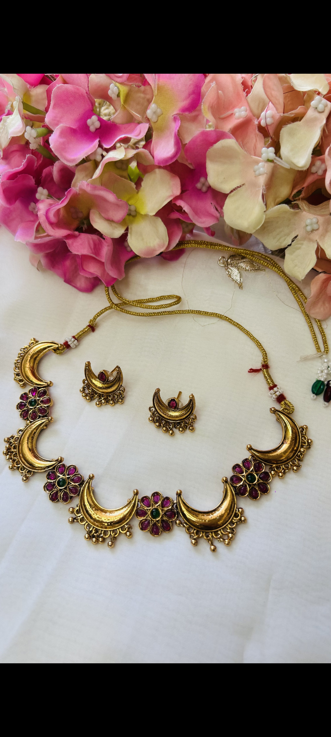 Traditional kerala style necklace set