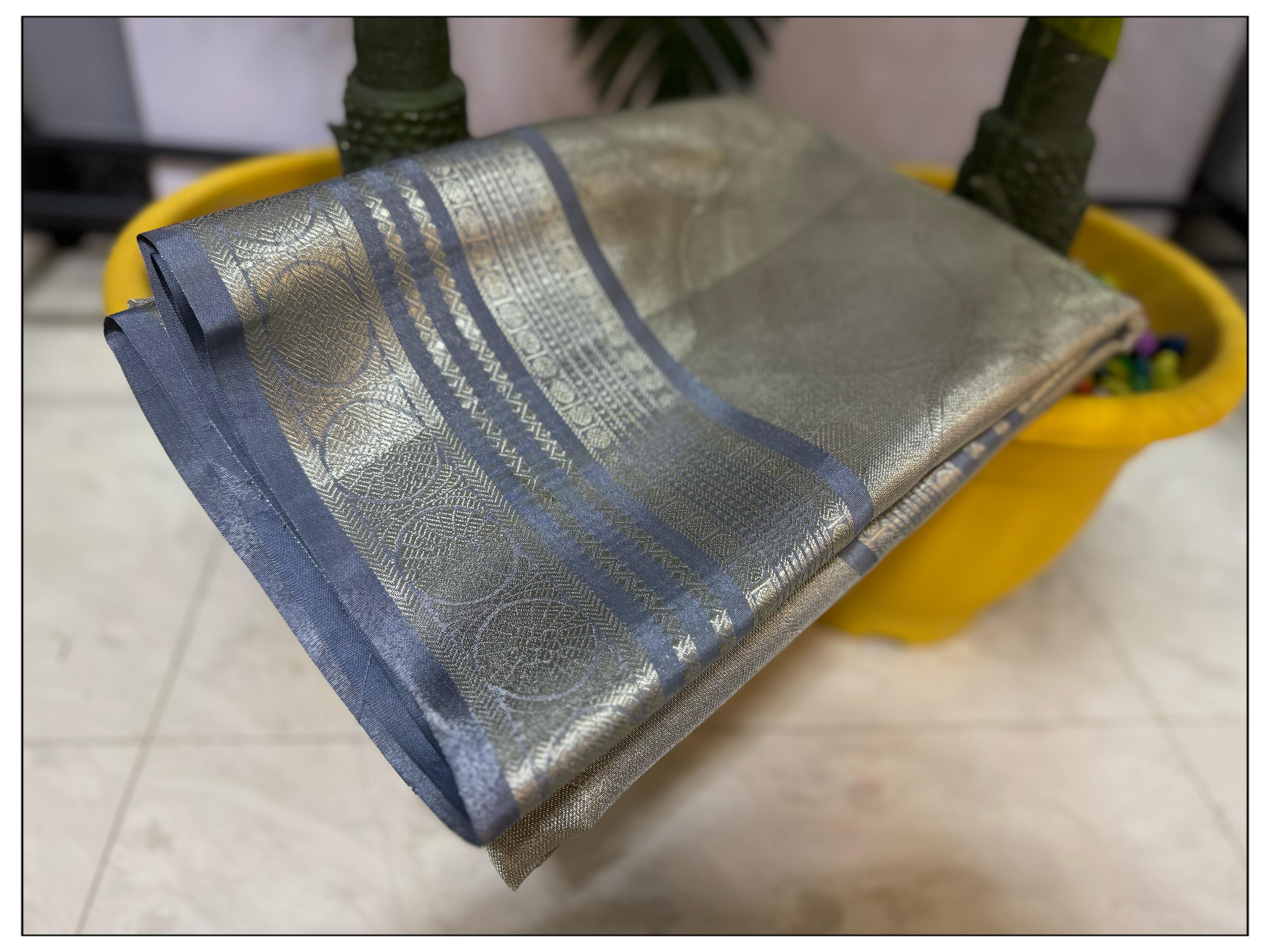 Samantha Inspired Banarasi Tissue Saree