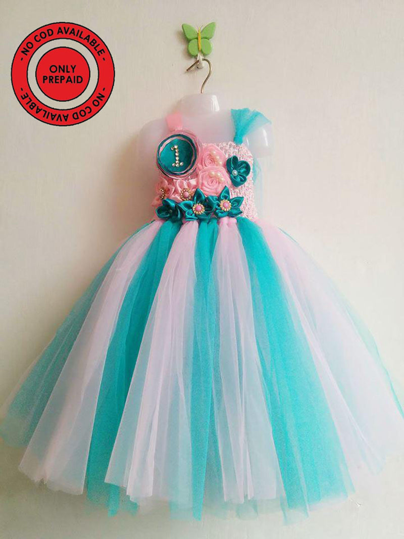 Cute Turquoise Pink Tutu Dress| Toddler Girl Tutu Dresses – jhakhas.com