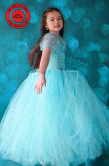 Turquoise Tutu Dress For Girls