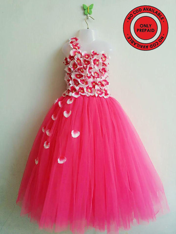 Preety Pink Tutu Dress For Kids