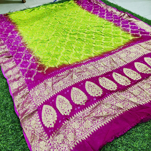 Banaarasi Ghatchola Dupatta In Hot Pink,Shop Banarasi Ghatchola Dupatta Online,Buy Banarasi Dupatta At Best Rate