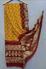 Yelllow Banarasi Ghatchola Dupatta