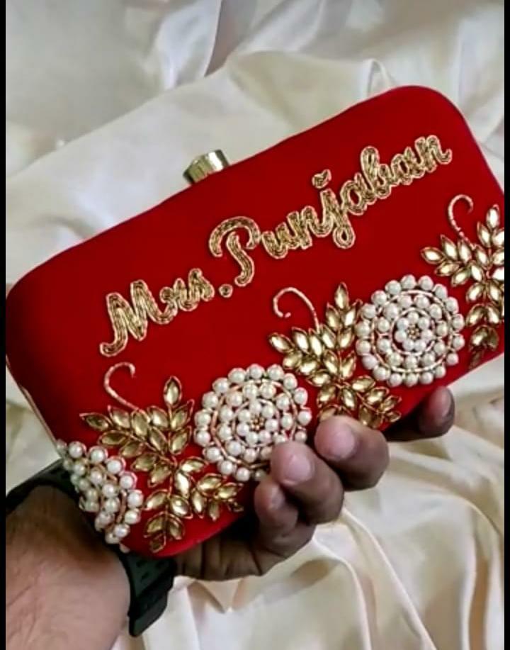 Elegant Woven Evening Bag Wedding Bridal Clutch Purse - Temu