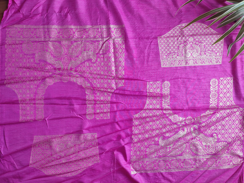Pink Organza Saree