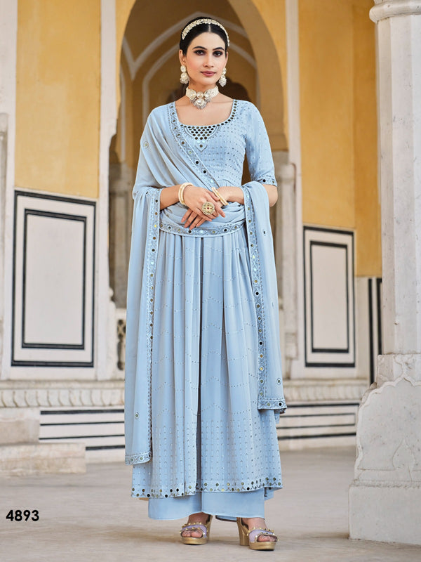 Light Blue Palazzo Set