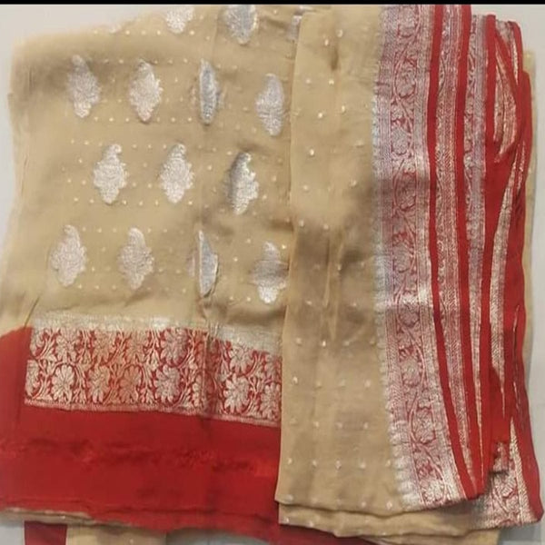Light Brown Banarasi Khaddi Salwar Suit,Latest Banarasi Khaddi Silk Salwar Suit,Shop Banarasi Salwar Suit Best Rates