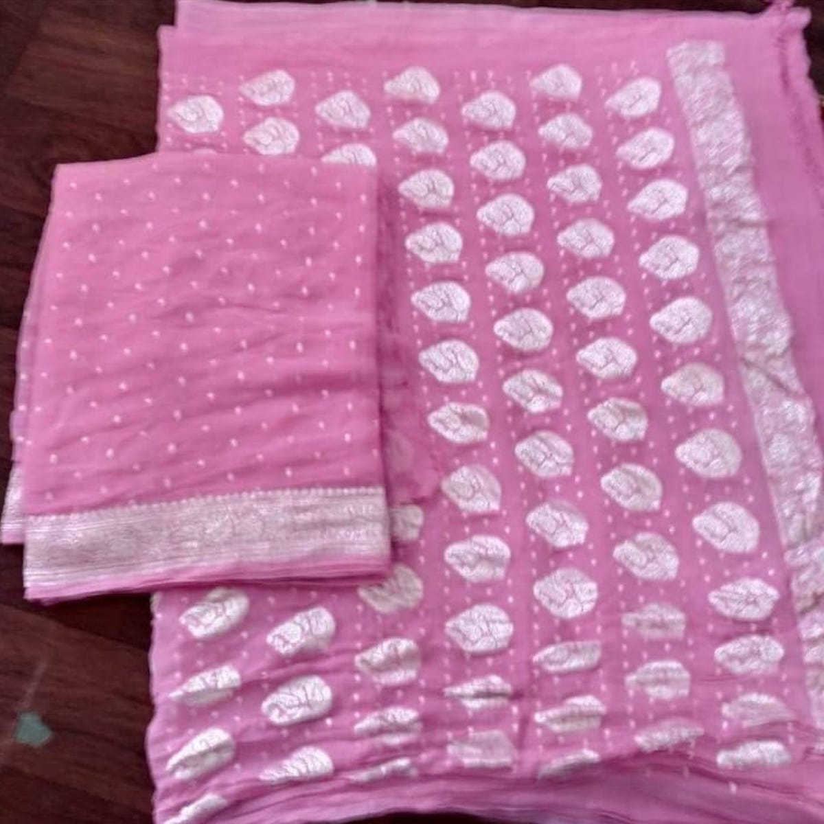 Baby Pink Banarasi Khaddi Salwar Suit,Buy Banarasi Khaddi Silk Suit Online,Latest Banarasi Salwar Suit At Affordable Rate