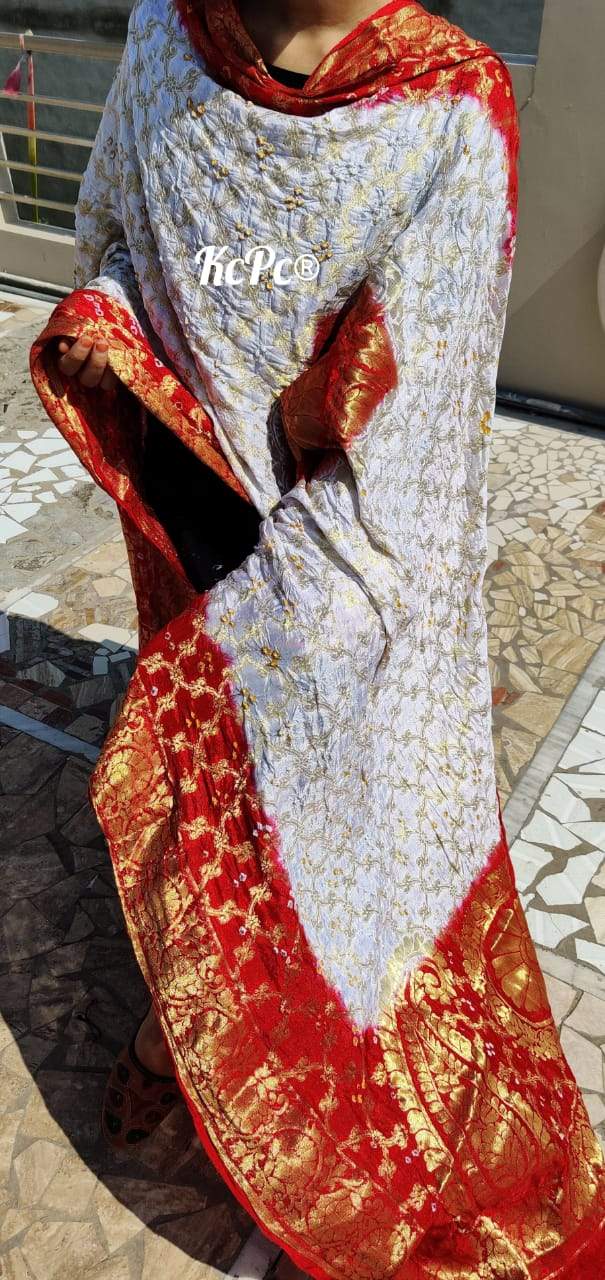 Traditional Gharchola Banarasi Whitered Dupatta,Karwahcauth Dupatta & Hariyali Teej Dupatta Online For Traditional Look.