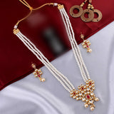 Kundan Meenakari work necklace set