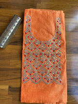 Orange Gota Patti Kurti